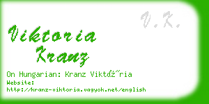 viktoria kranz business card